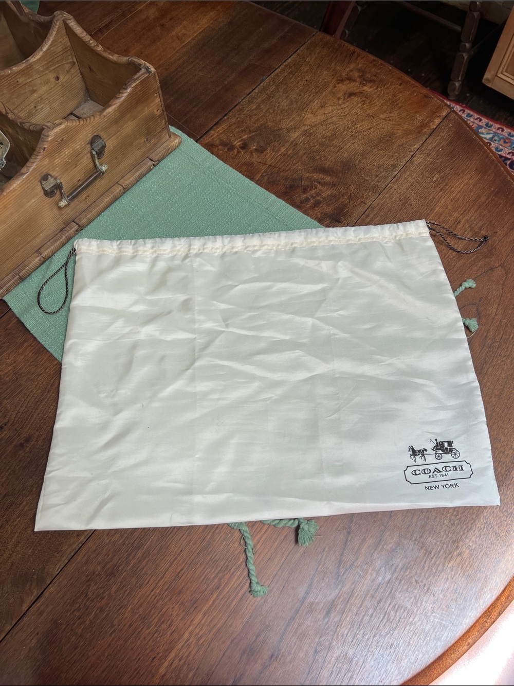 Coach Drawstring Dust Bag